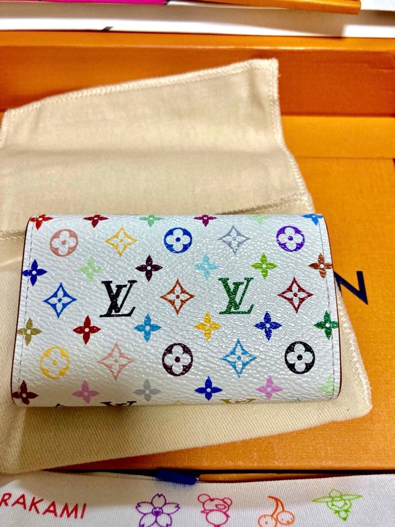 ルイヴィトン　村上隆　LV TM キーケース　ミュルティクレ　66連