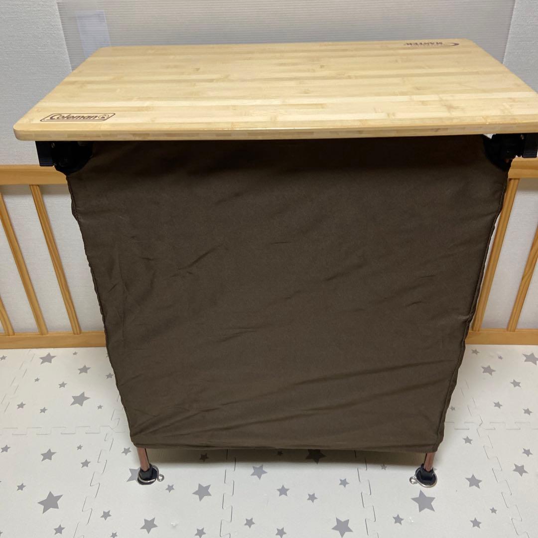 Coleman コンフォートマスター バンブーフォルダブルシェルフ 日本未発売品