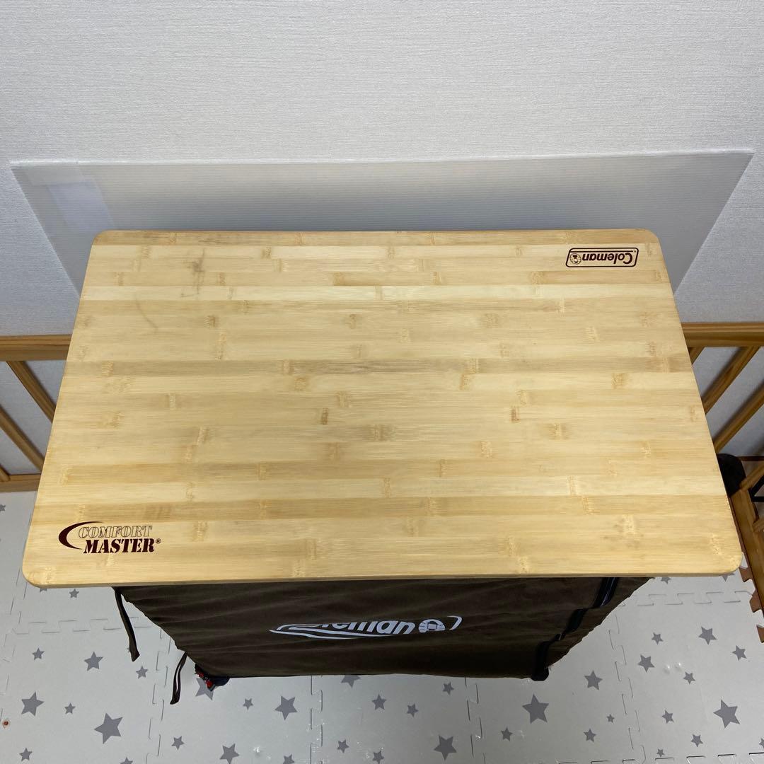 Coleman コンフォートマスター バンブーフォルダブルシェルフ 日本未発売品