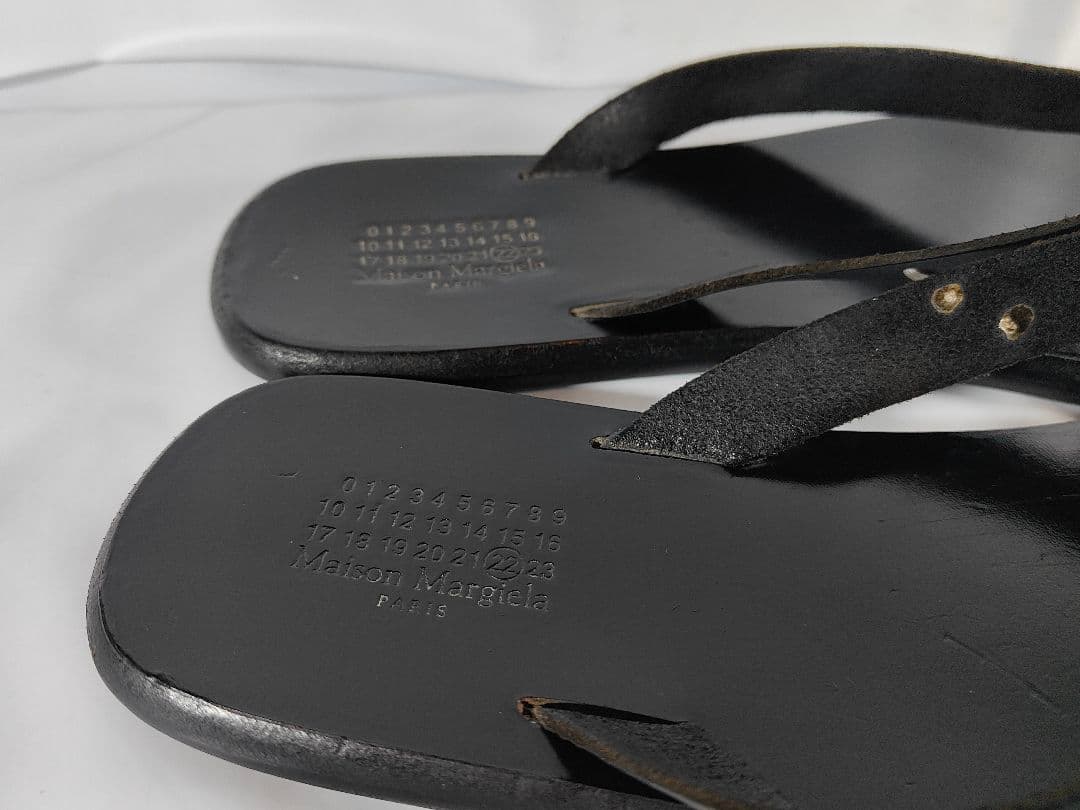 【極美品】Maison Margiela 正規品　タビサンダル　高級本革サンダル