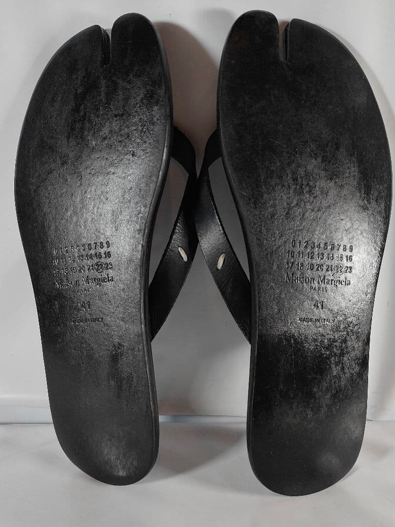 【極美品】Maison Margiela 正規品　タビサンダル　高級本革サンダル
