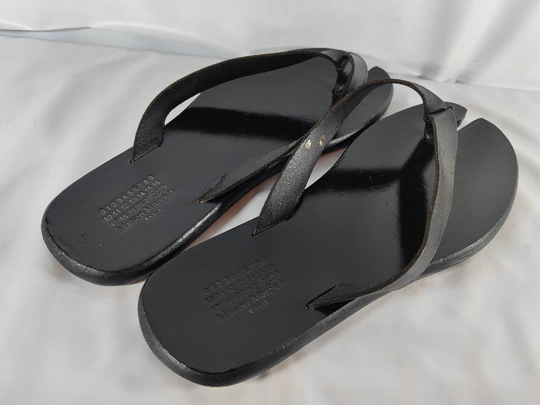 【極美品】Maison Margiela 正規品　タビサンダル　高級本革サンダル