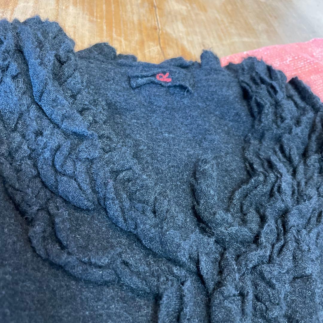 45rpm圧縮ウールフリルワンピース