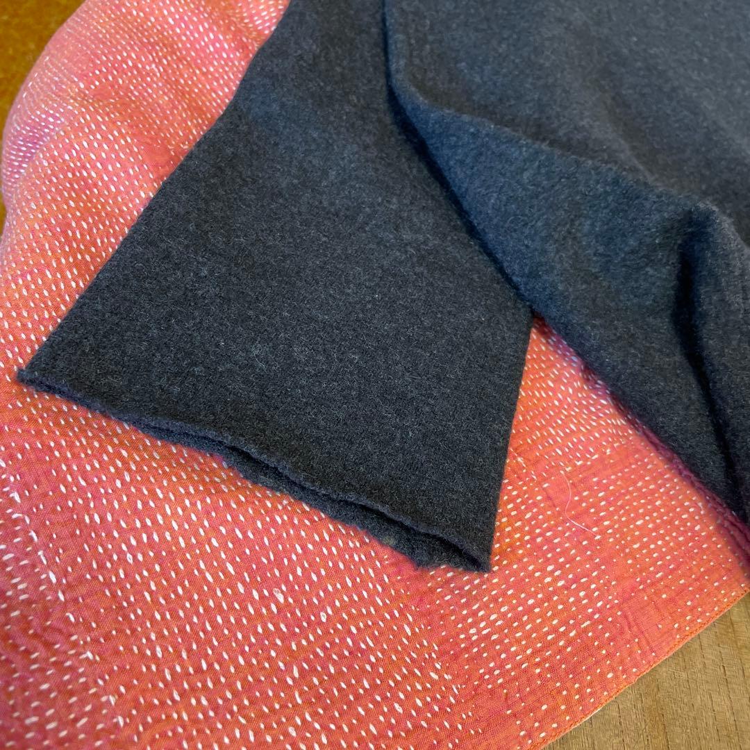 45rpm圧縮ウールフリルワンピース