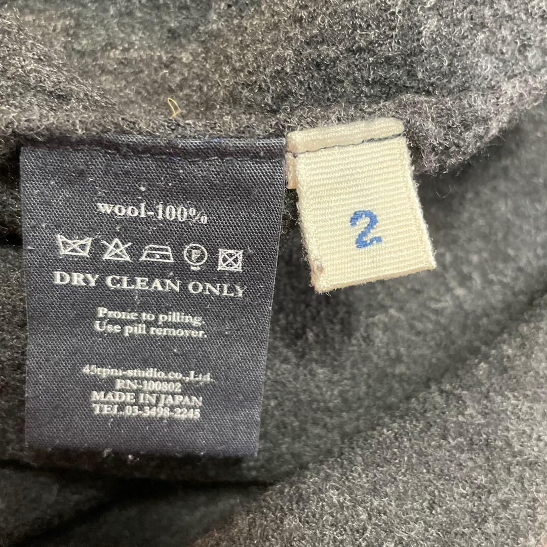 45rpm圧縮ウールフリルワンピース