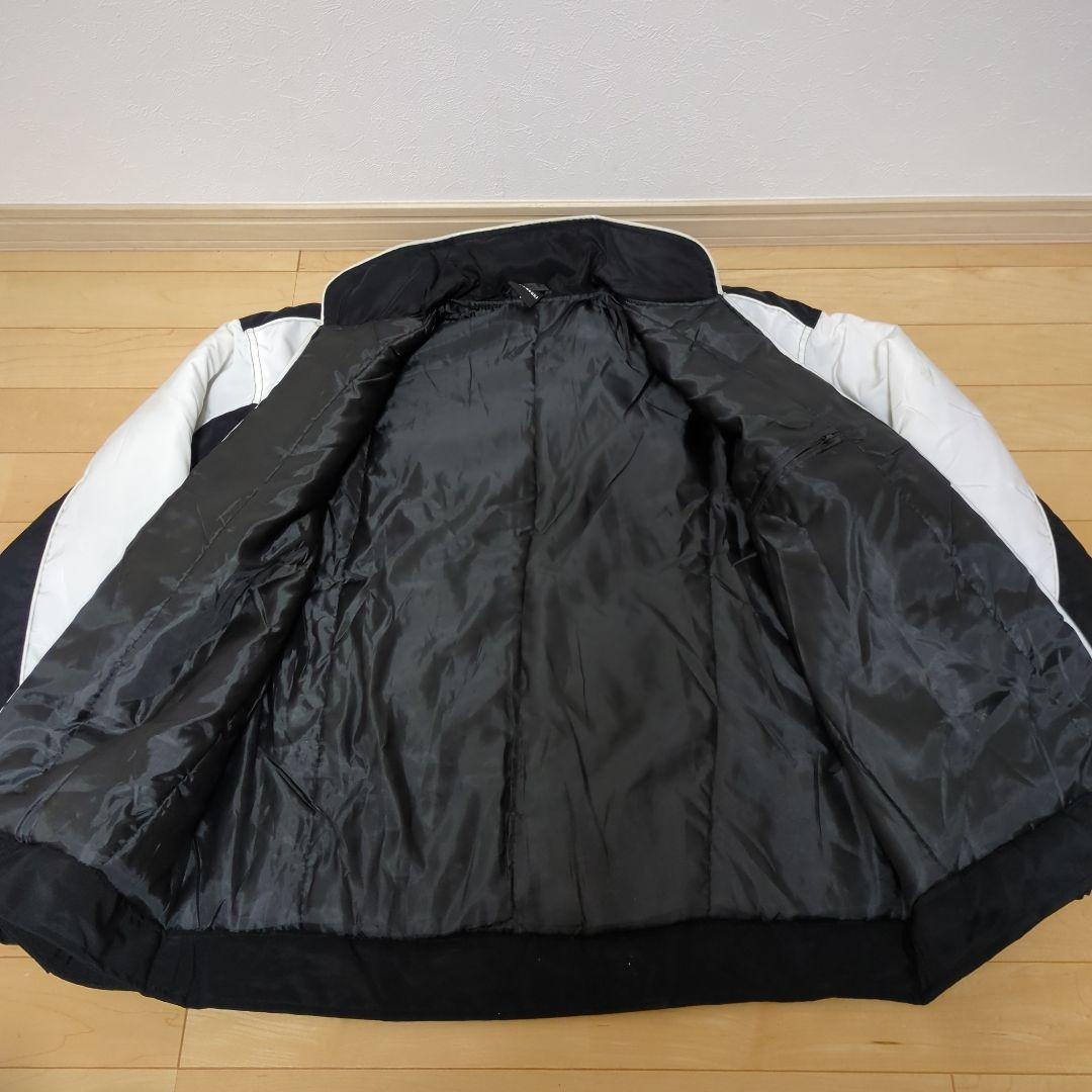 Kawasaki レースジャケット グリーン vintage バイク　古着　川崎