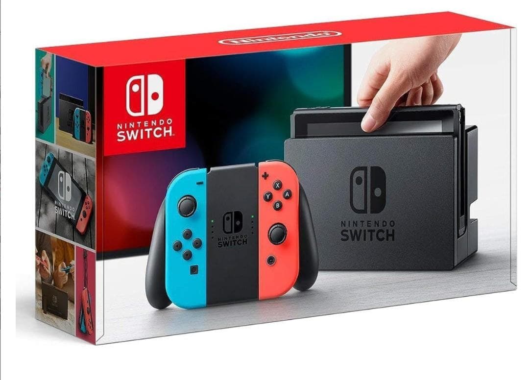 Nintendo Switch 　Joy-ConLネオンブルーR ネオンレッド