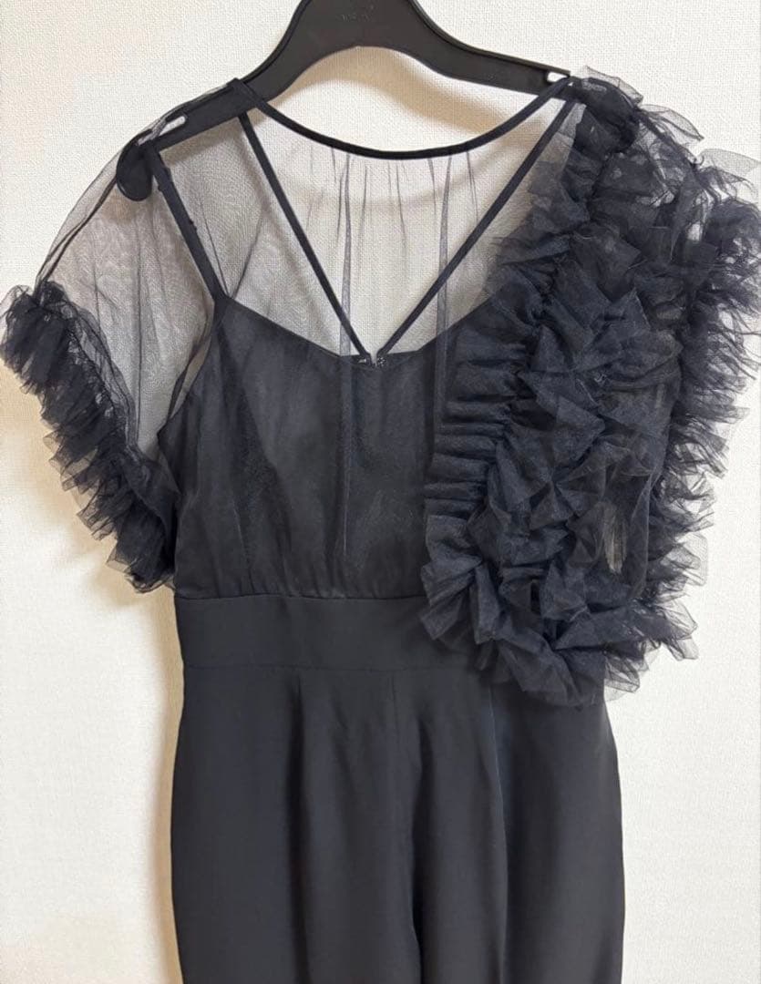 ラグナムーン LADYチュールドッキングコンビネゾン ブラック L