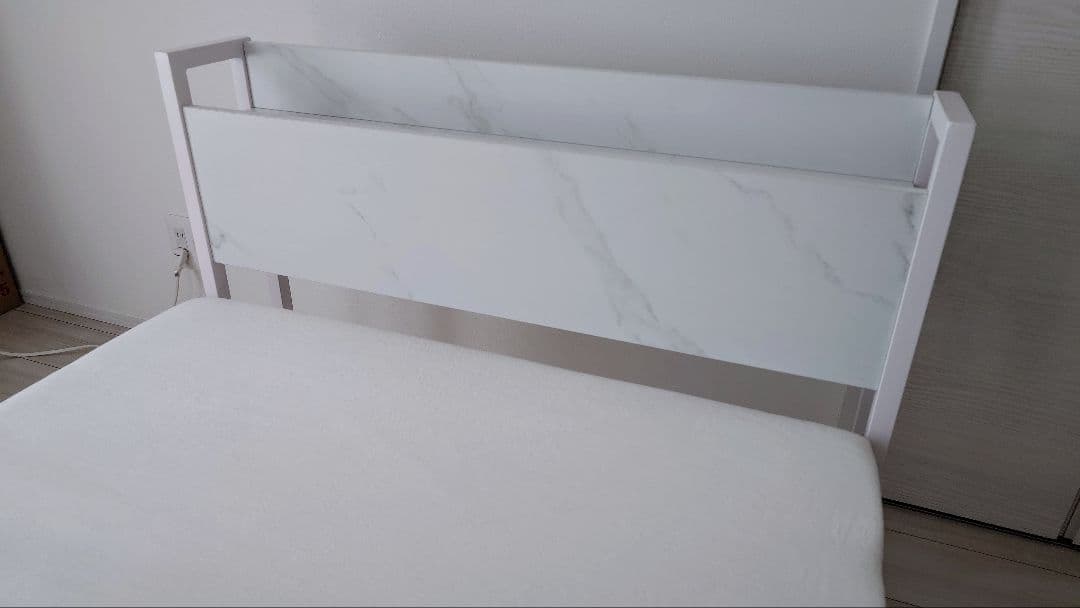 ニトリ　★棚付きパイプベッドとマットレスセット★