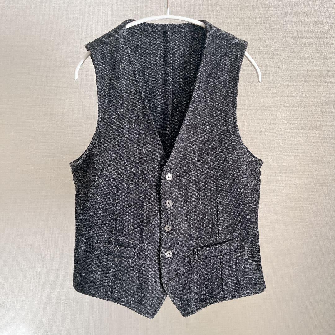 【訳あり ベスト付き】L.B.M1911 チェック柄 テーラードジャケット