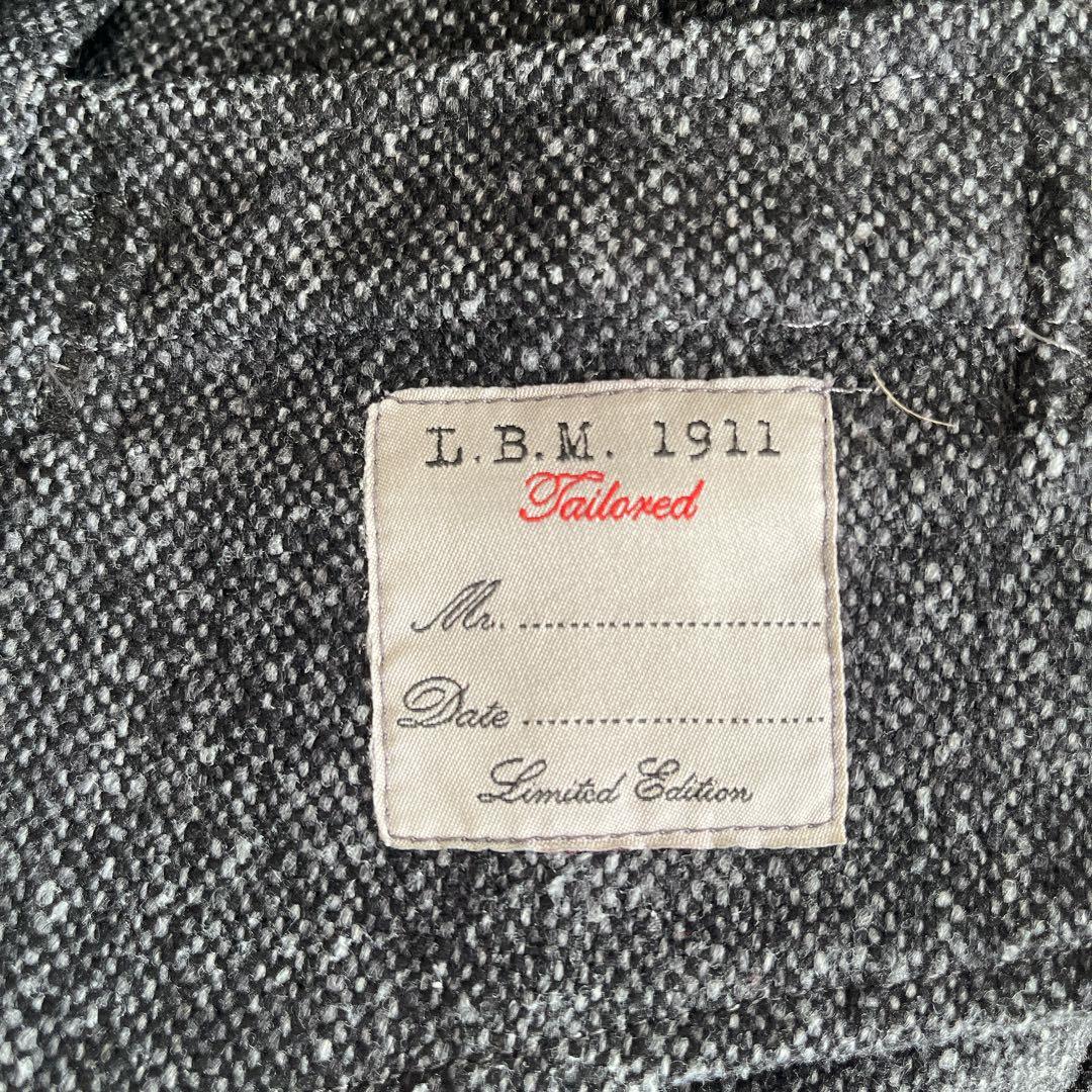 【訳あり ベスト付き】L.B.M1911 チェック柄 テーラードジャケット