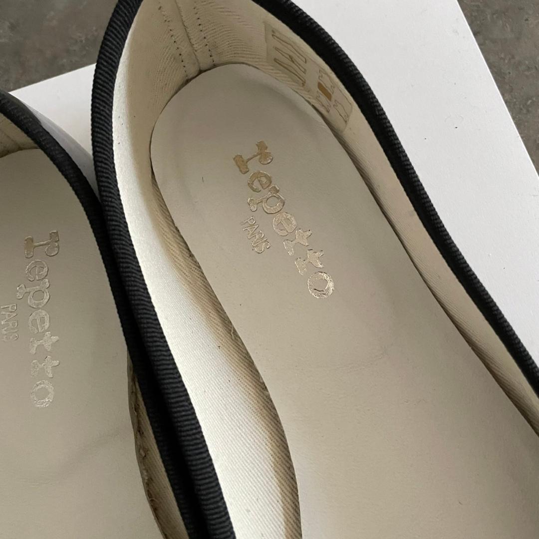 y*t様 1回着用　美品　レペット　エナメル　レザー　革　バレエシューズ　黒　B