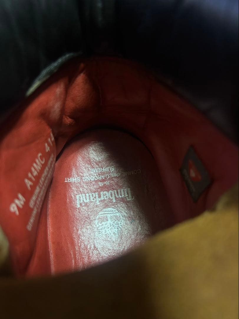 カ*ト様 Supreme × Garcons × Timberland 6 Bo