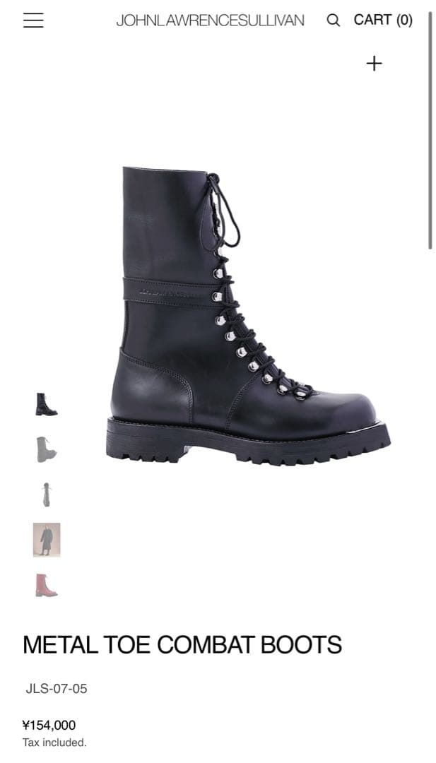 靴 L TOE COMBAT BOOTS