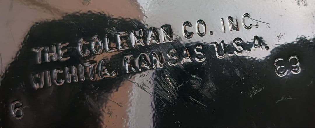 コールマン508 ツーレバーガソリンストーブ完動品とヒーターアタッチメントセット