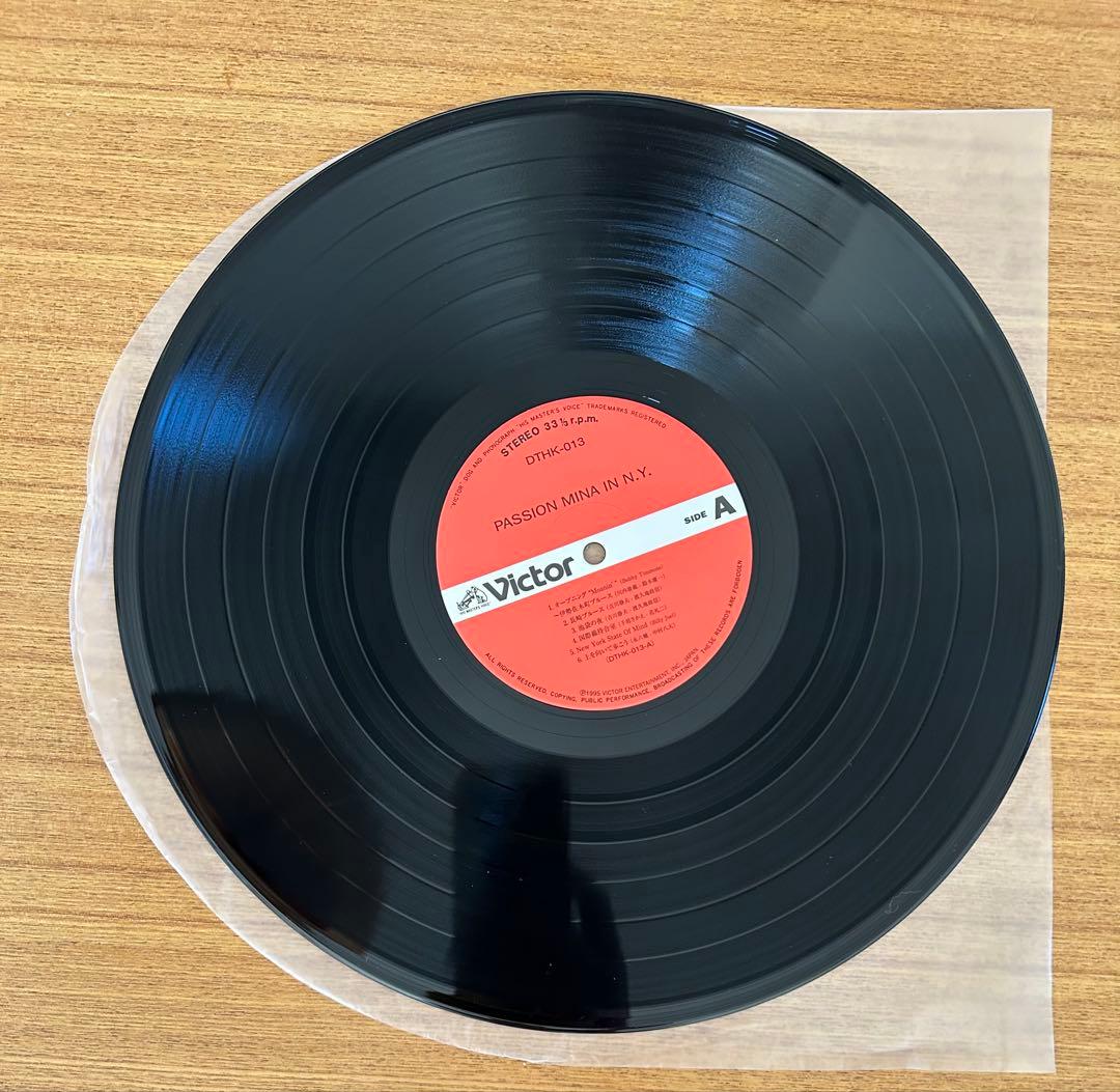 PASSION MINA IN N.Y. 青江三奈 LP