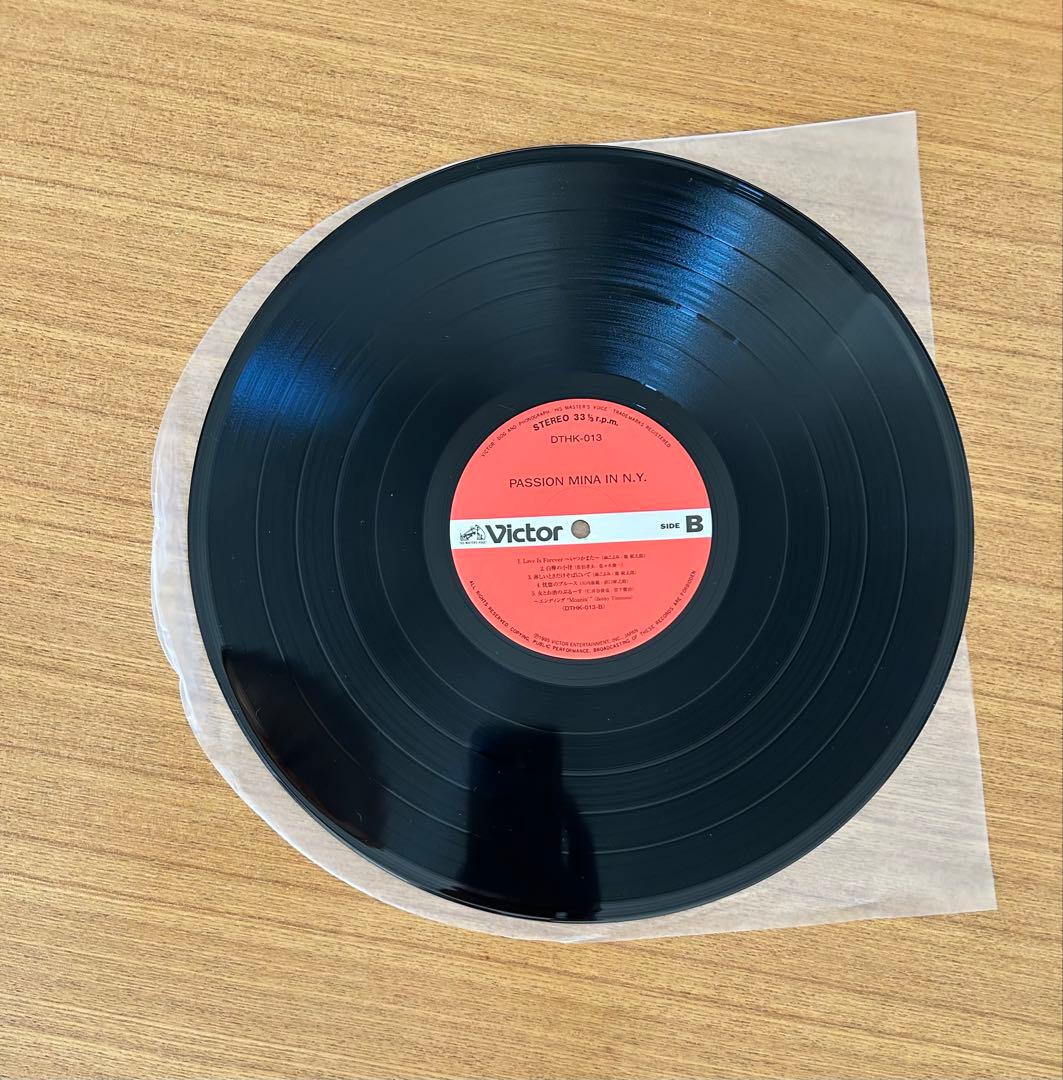 PASSION MINA IN N.Y. 青江三奈 LP