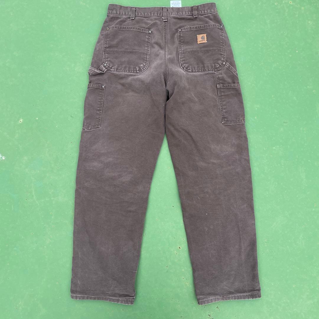 Carhartt B136 DKB ダブルニー ブラウン 34×32 メキシコ製