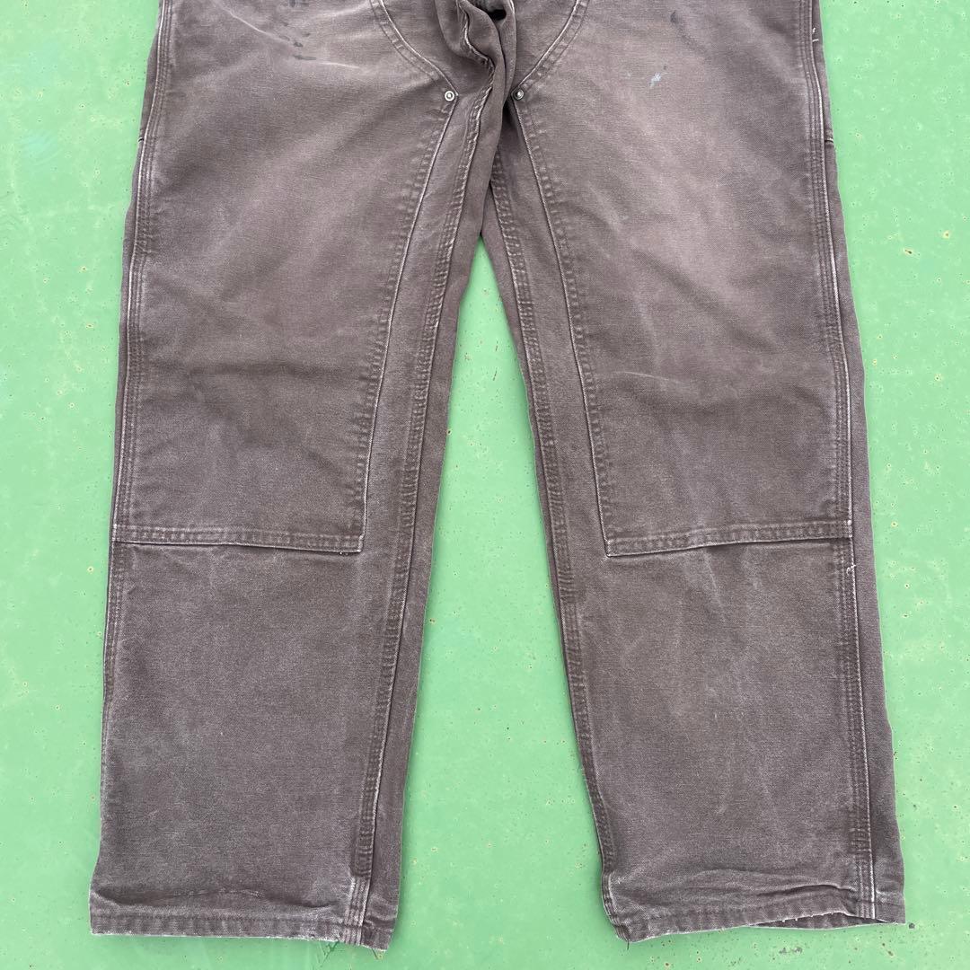 Carhartt B136 DKB ダブルニー ブラウン 34×32 メキシコ製