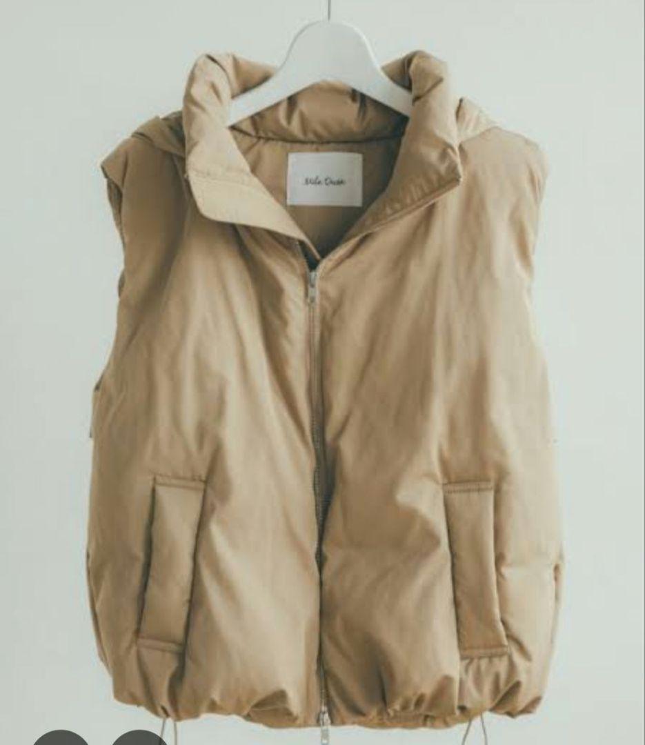 専用◎ミラオーウェン　フード付きパテット フレンチダウンベスト