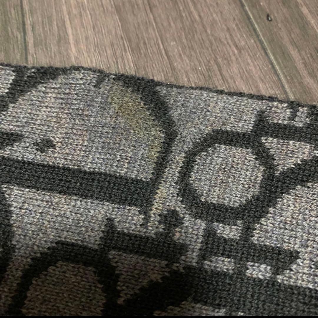 DIOR（ディオール）オブリーク　トロッター　ロゴマフラー