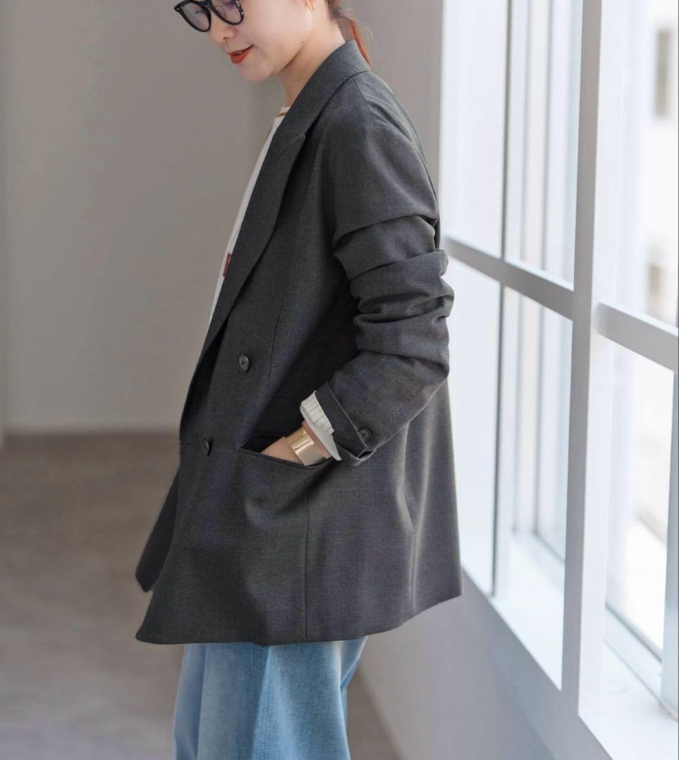 Spick and Span ウールブレンドダブルブレストジャケット36サイズ