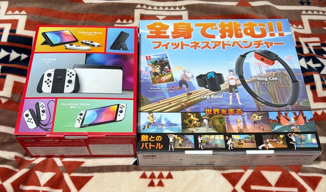 Ring Fit Adventure とNintendo Switch 有機EL