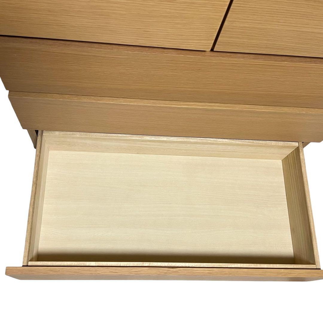 【美品】【廃盤品】タンス　チェスト　4段　オーク材 800×400×830