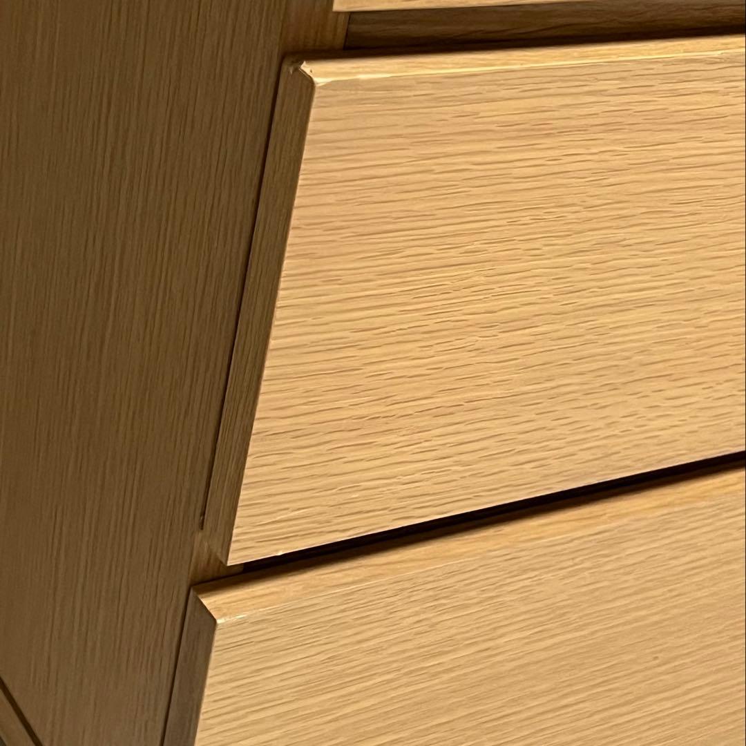 【美品】【廃盤品】タンス　チェスト　4段　オーク材 800×400×830