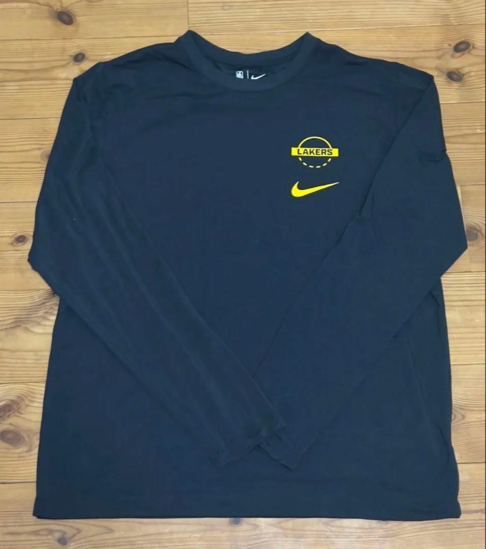 レイカーズ NBA 選手支給品 UsedプラクティスロングTシャツ Lサイズ