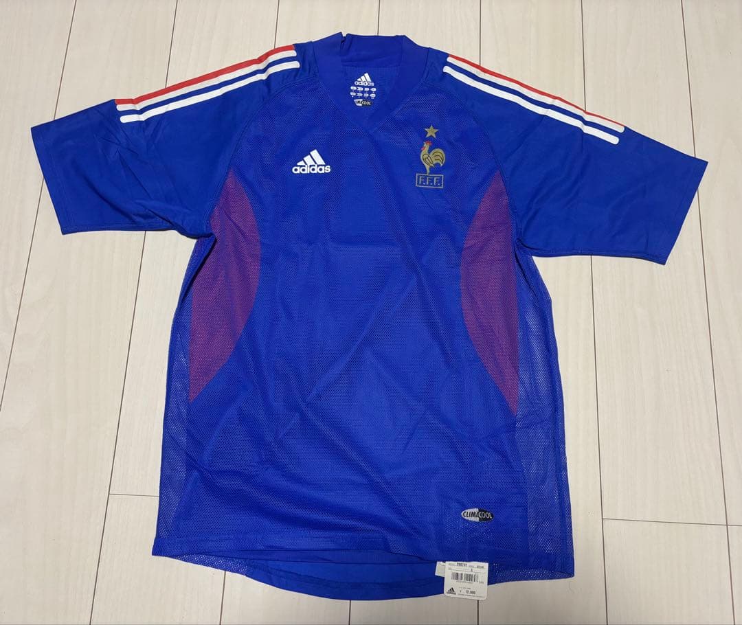 2002 日韓W杯 フランス代表　ホーム　オーセンティック　ユニフォーム　タグ付