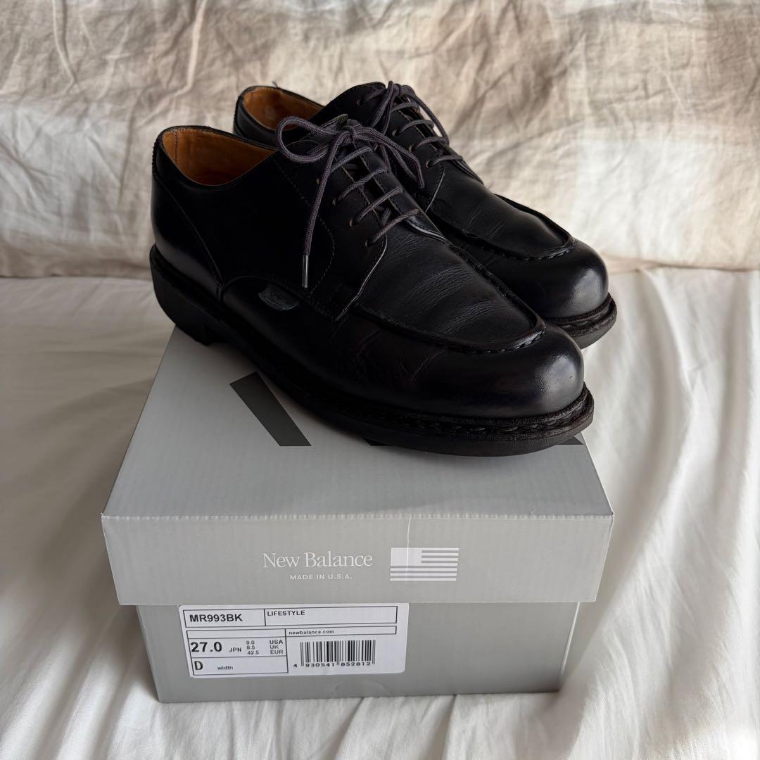 靴 paraboot chambord 6 1/2 F noir