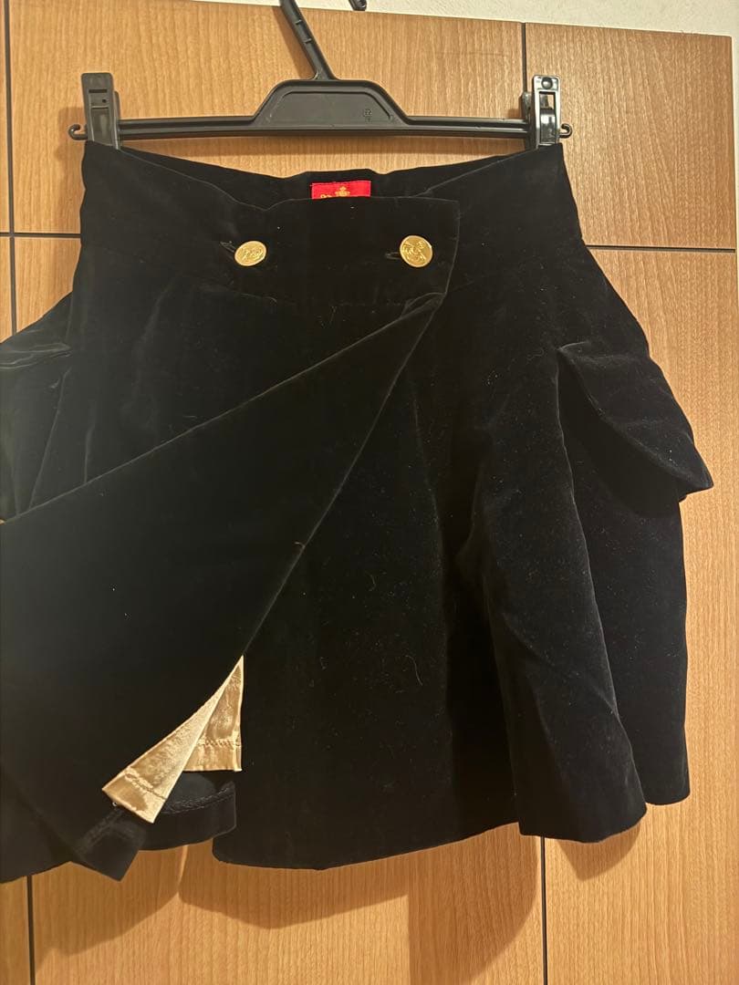 viviennewestwood ラップスカート　ベロア