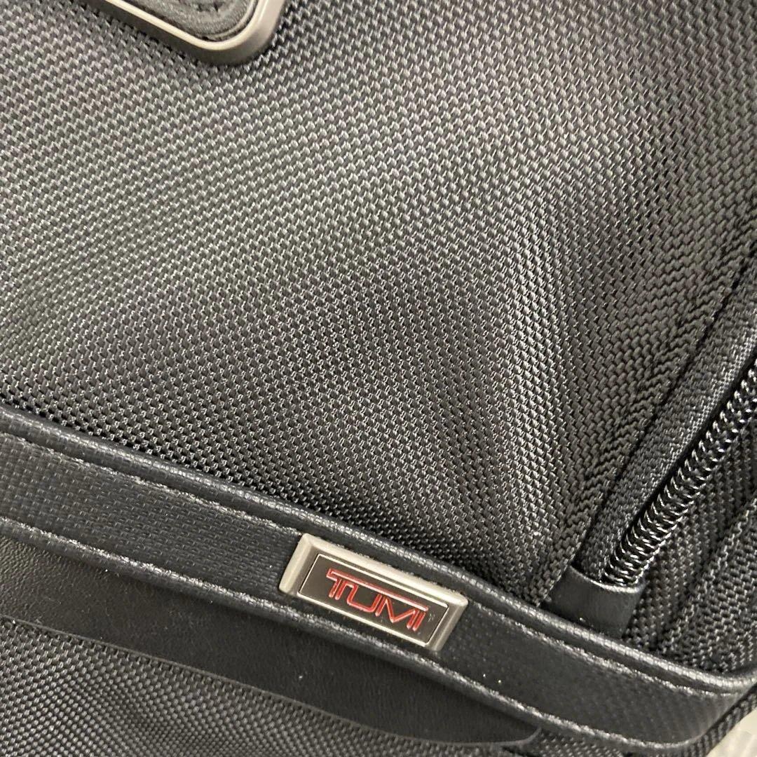 TUMI ALPHA3スリムエクスパンダブルバッグパック黒未使用級