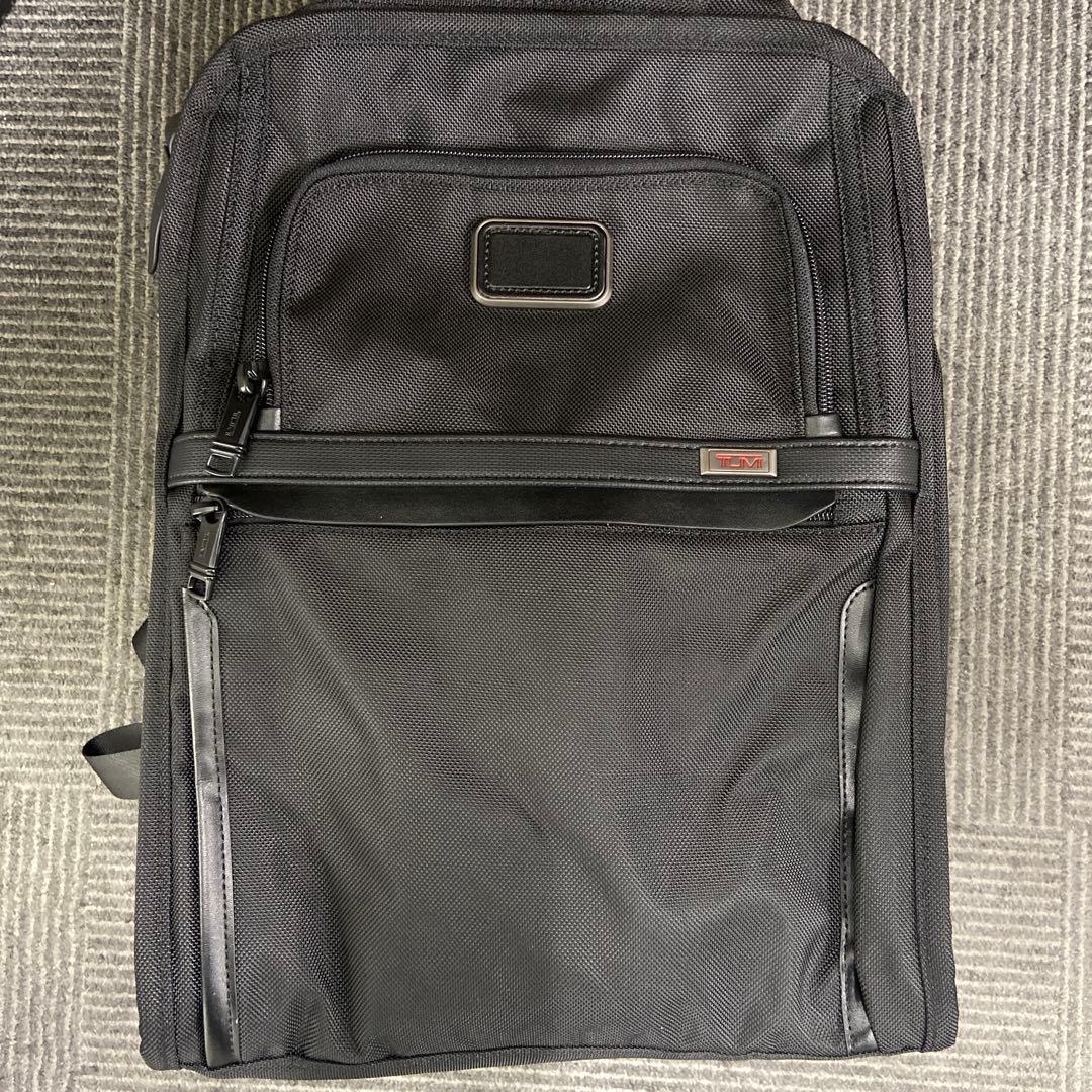 TUMI ALPHA3スリムエクスパンダブルバッグパック黒未使用級