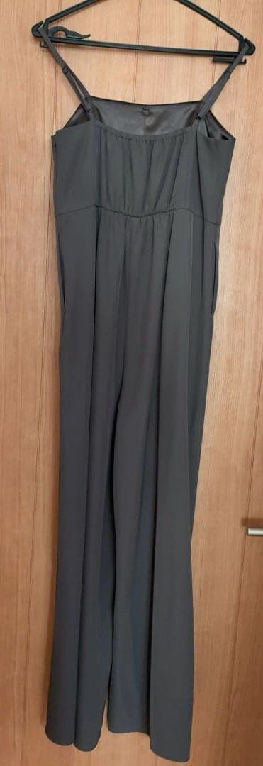 パンツドレス フロントシアージャケット ワイドパンツ オールインワン kana