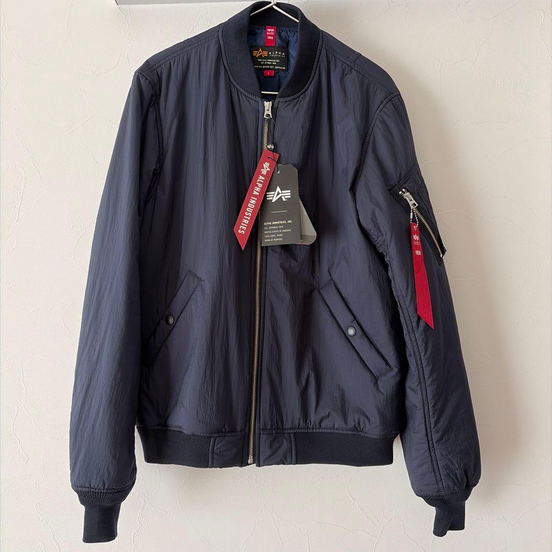 未使用　タグ付き　アルファインダストリーズ　ネイビー