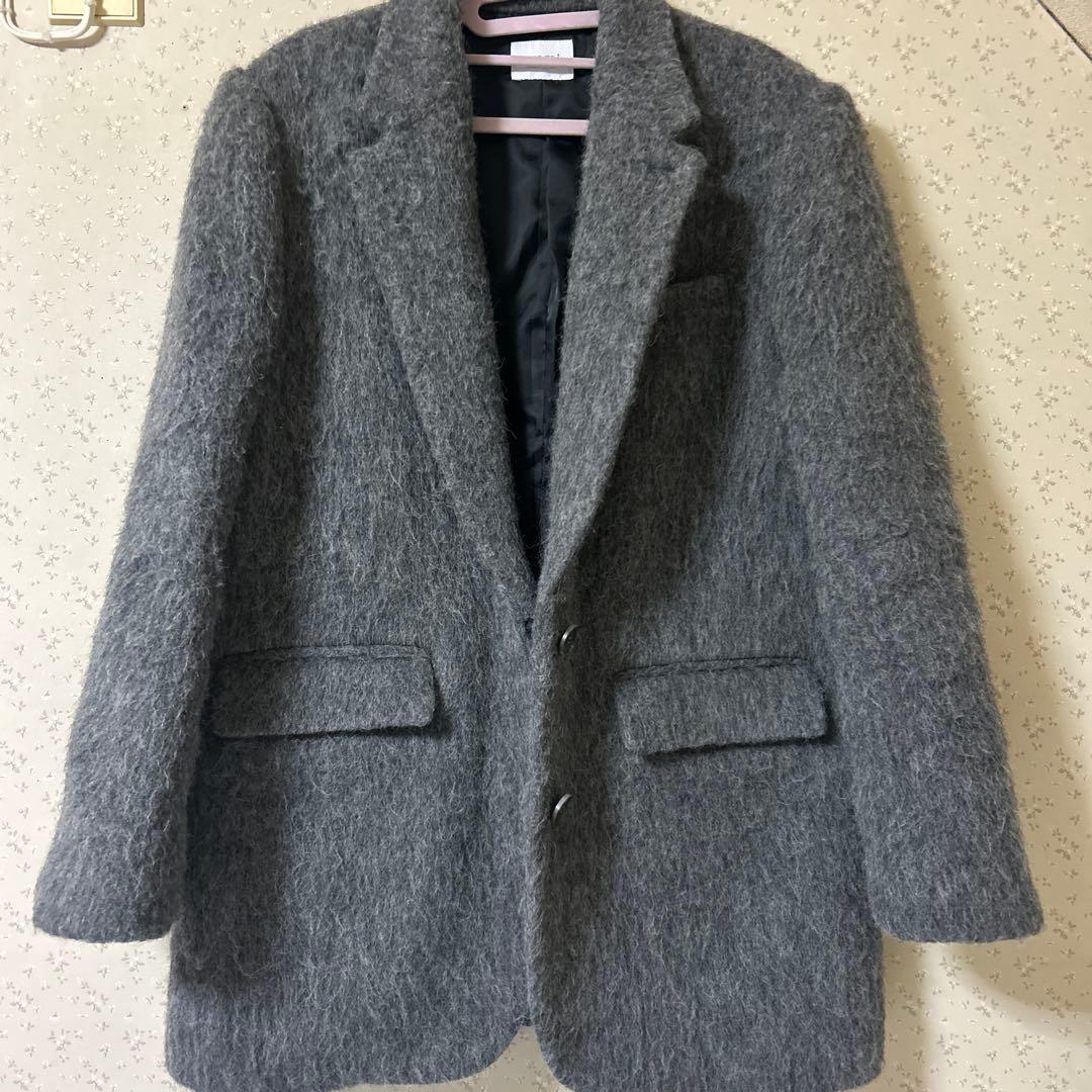 【新品未使用】シャギーテーラードジャケットコート　emmi コート　ジャケット