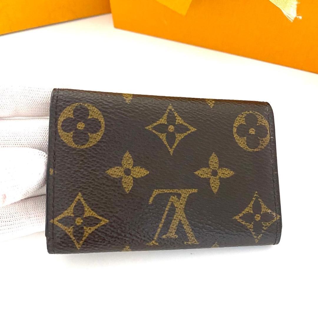 ルイ ヴィトン◎ミュルティクレ6 モノグラム フューシャ レッド キーケース