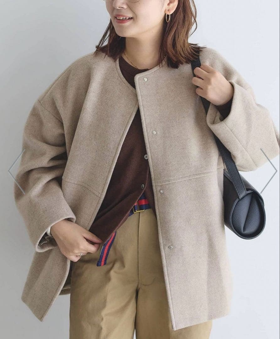 2024AW JOURNAL STANDARDスーパー140ビーバーノーカラー