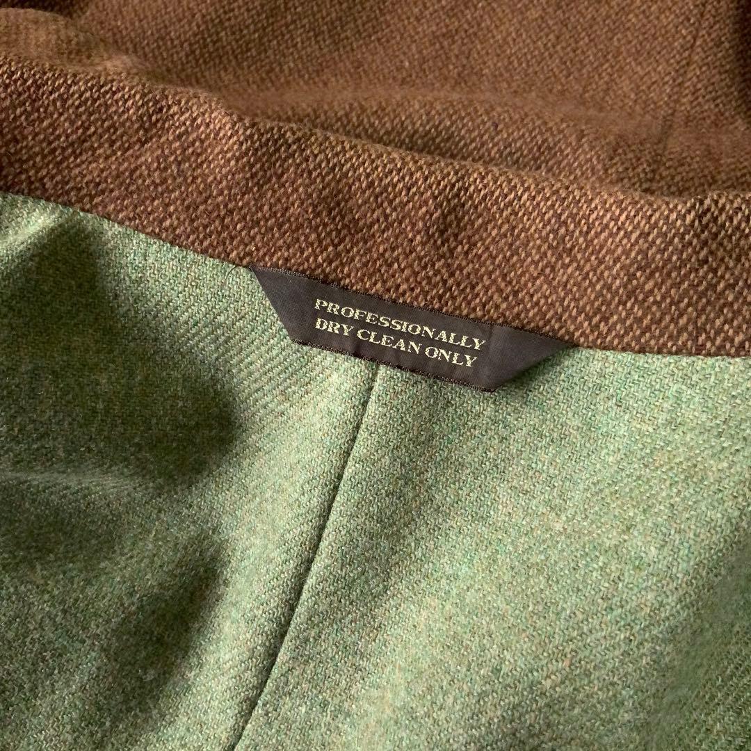 キャメル100%PaulStuartポールスチュアート ハンティングジャケットM