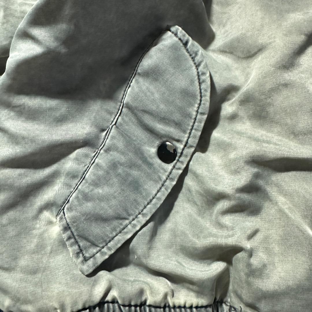 90s MA1 民間品 フライトジャケット フェード グランジ グレー