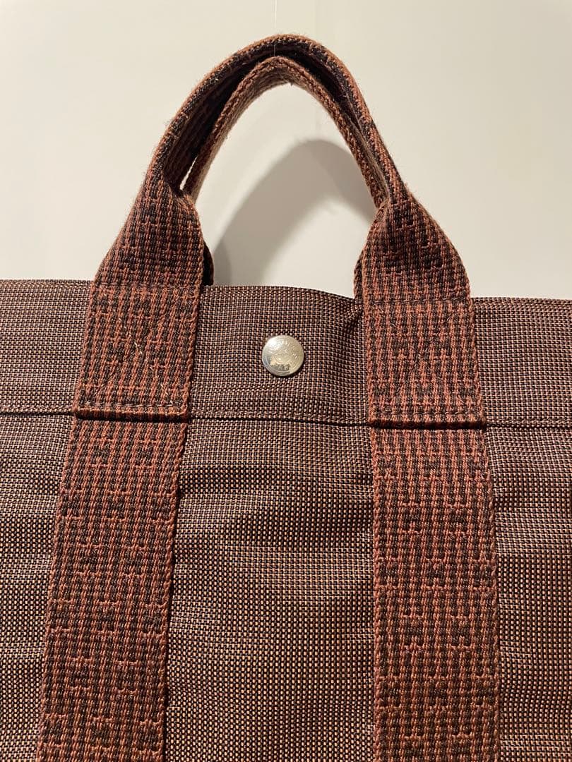 エルメスエールライン　PMトートバッグ　ブラウン