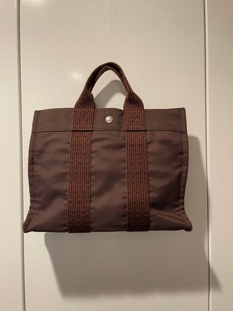 エルメスエールライン　PMトートバッグ　ブラウン