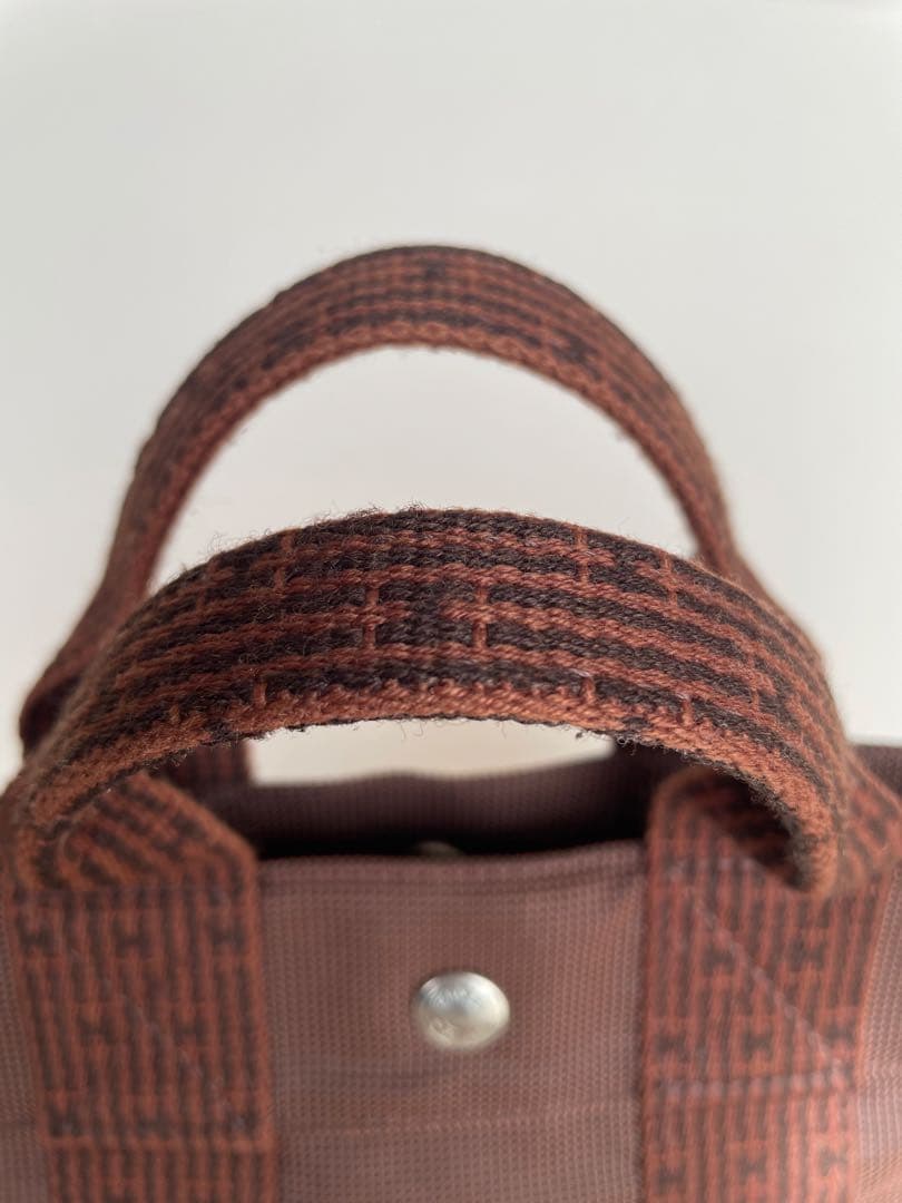 エルメスエールライン　PMトートバッグ　ブラウン