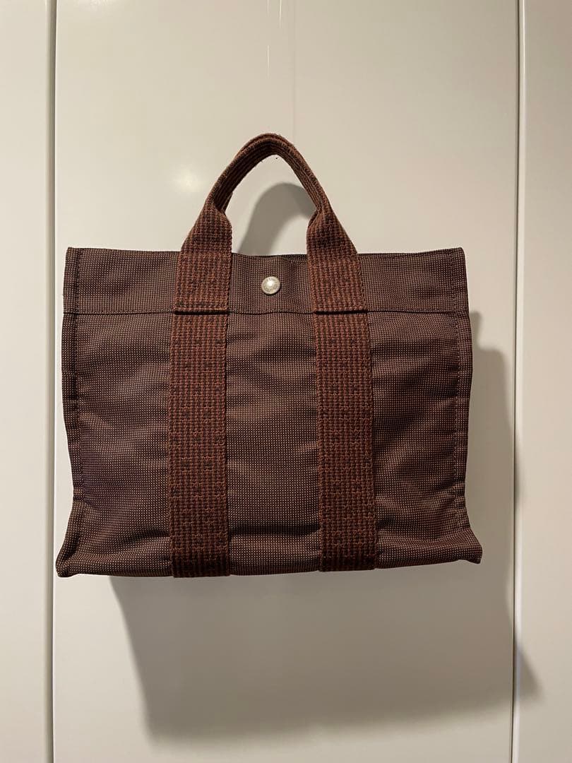エルメスエールライン　PMトートバッグ　ブラウン