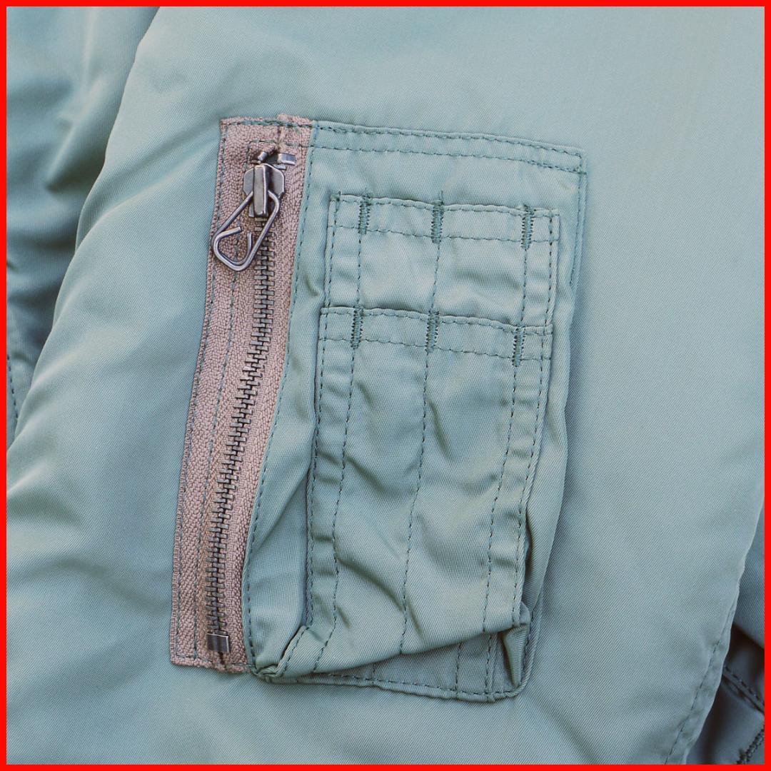 こ*お様 ヒューストン MA-1 日本製 フライトジャケット オリーブグリーン