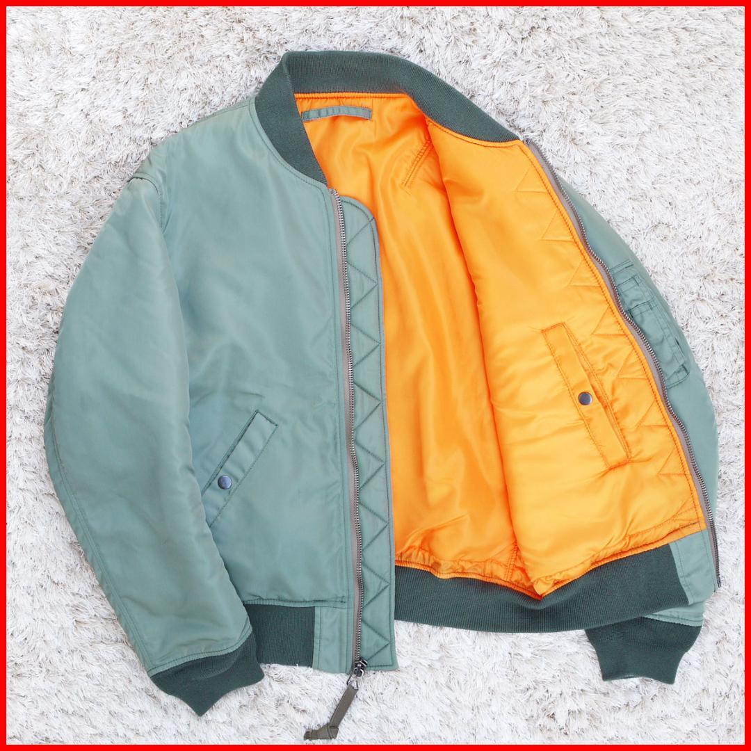 こ*お様 ヒューストン MA-1 日本製 フライトジャケット オリーブグリーン