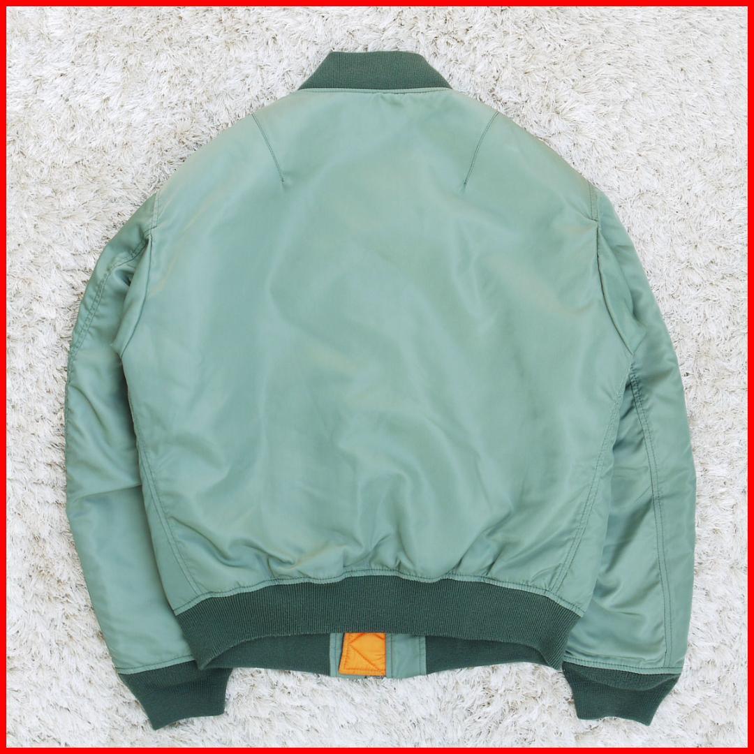 こ*お様 ヒューストン MA-1 日本製 フライトジャケット オリーブグリーン