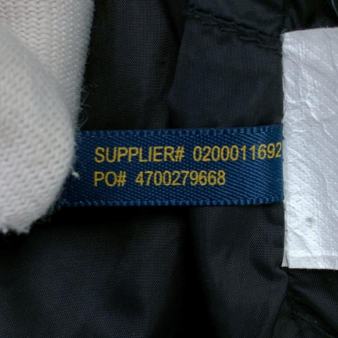 ポロラルフローレン ダウンベスト ビッグポニー 星条旗ワッペン 黒 M　D848